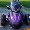 Purple Spidy on Web Frunk Wrap - Image 2