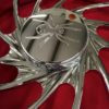 Three CHROME 18 INCH TURBO RIMS w/ CENTER CAPS FOR CAN-AM SPYDER - Image 4