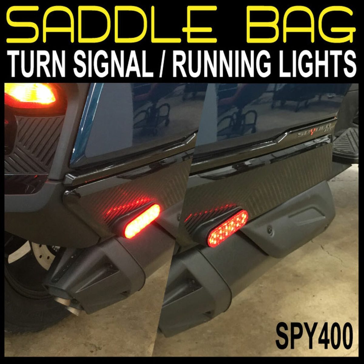 Can Am Ryker Dual Tank Bags Spyder Boyz