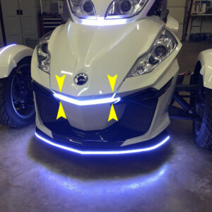 SPYCLOPS II (FOR UNDER THE FRONT LIP OF THE HOOD ONLY) LED LIGHTING KIT (2010-19 RT)