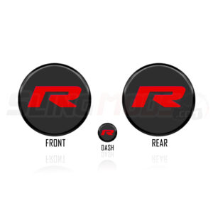 Tufskinz Peel & Stick R Series Emblem Set for the Can-Am Ryker (3 Piece Set