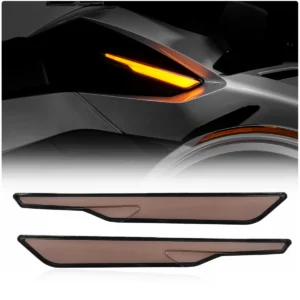 TricFlarez Amber LED (Side) Markers with Sequential Turn Signals for Spyder RT (2020+) (Set of 2)